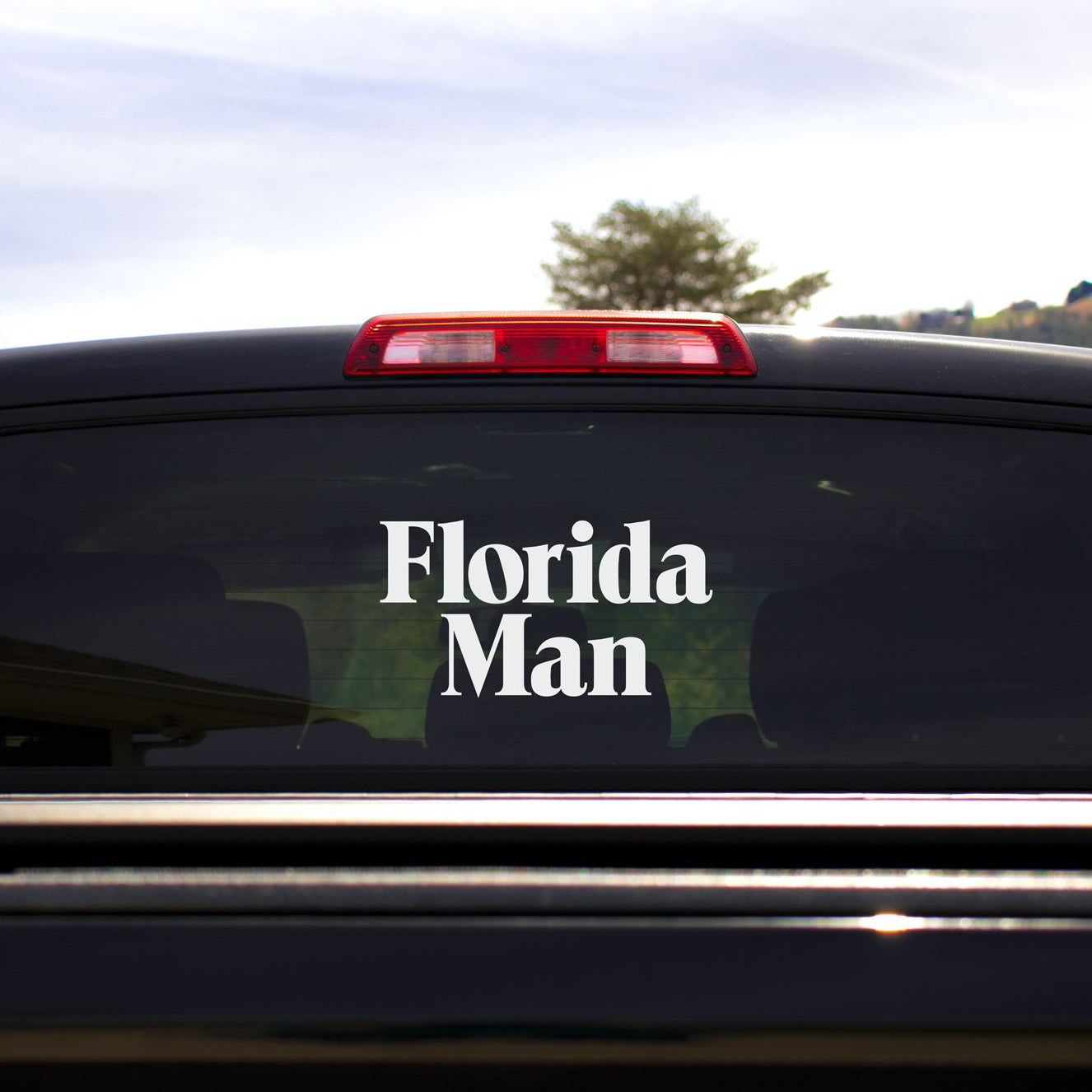 Man Van Window Sticker Man Window Stickers